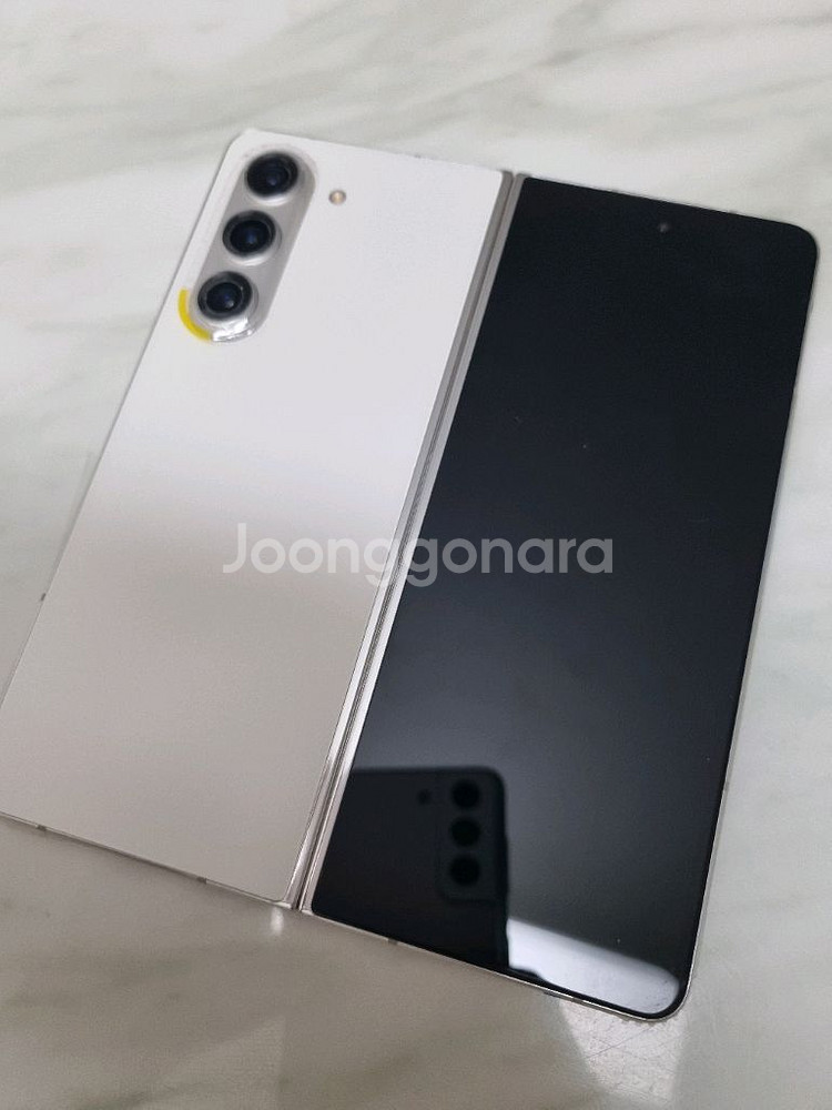갤럭시 폴드5 512gb 크림 올갈이(올수리) 새상품급--11