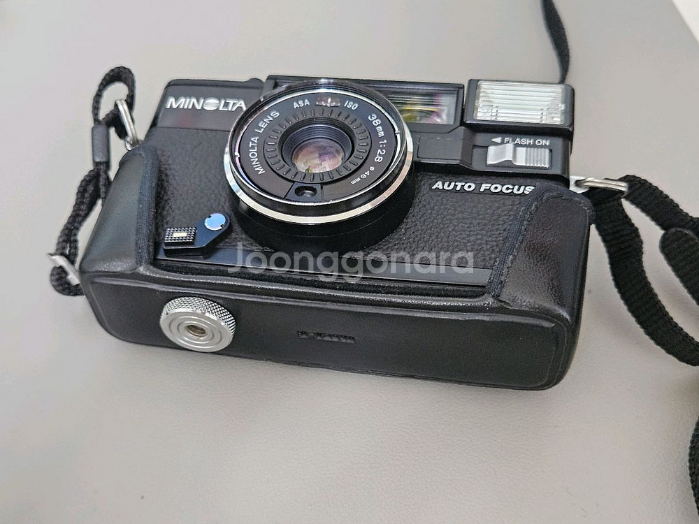 미놀타 하이매틱 AF2 필름 카메라 (가죽케이스 포함)--8