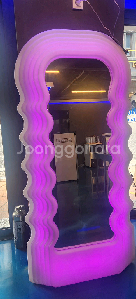 LED 물결 거울 스탠드 전신 거울 업소용 인테리어소품--0