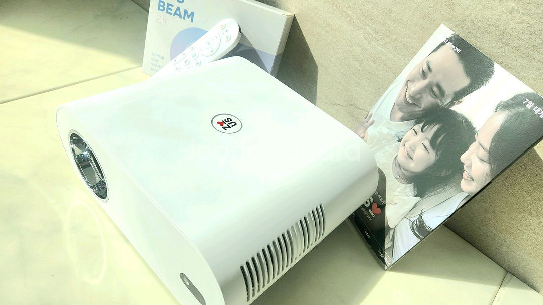 저스 에어빔 빔프로젝터 가정용 4K 초단초점 프리미엄--3