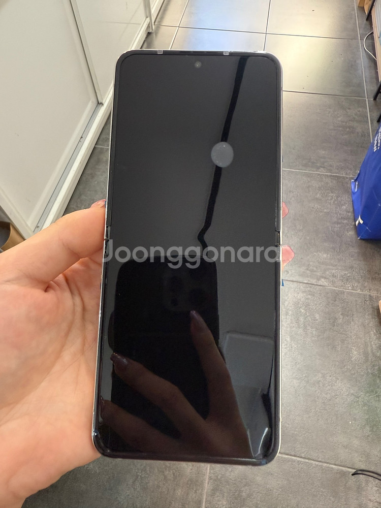 센터수리)갤럭시Z플립5 256GB 크림/ Y958--2