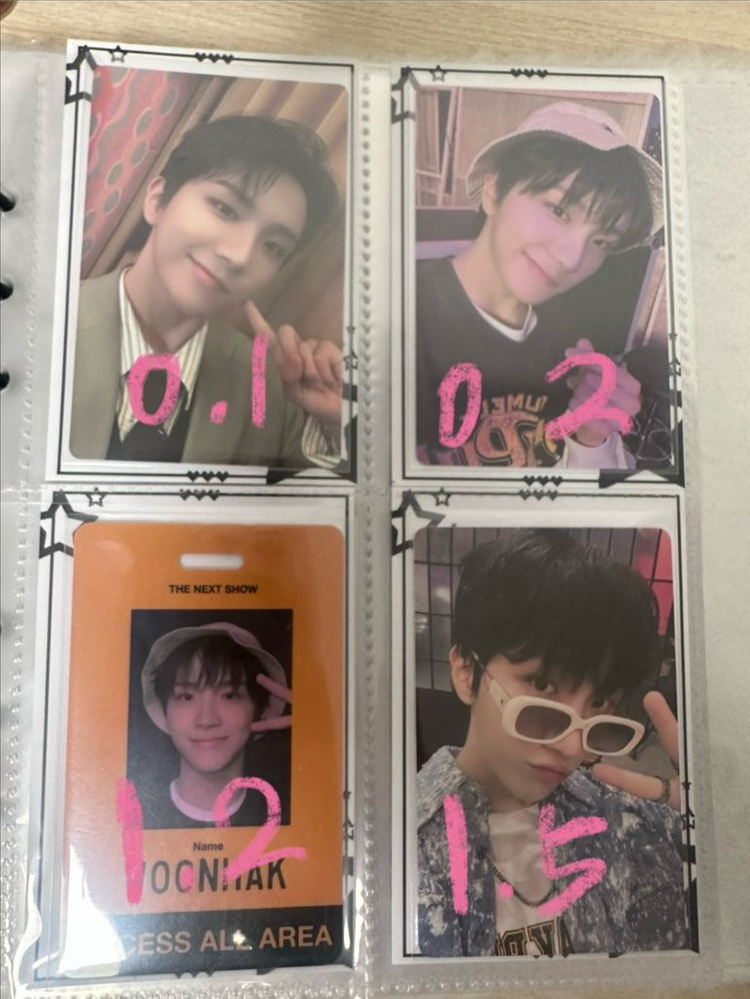 보이넥스트도어 운학 포카 양도 이미지