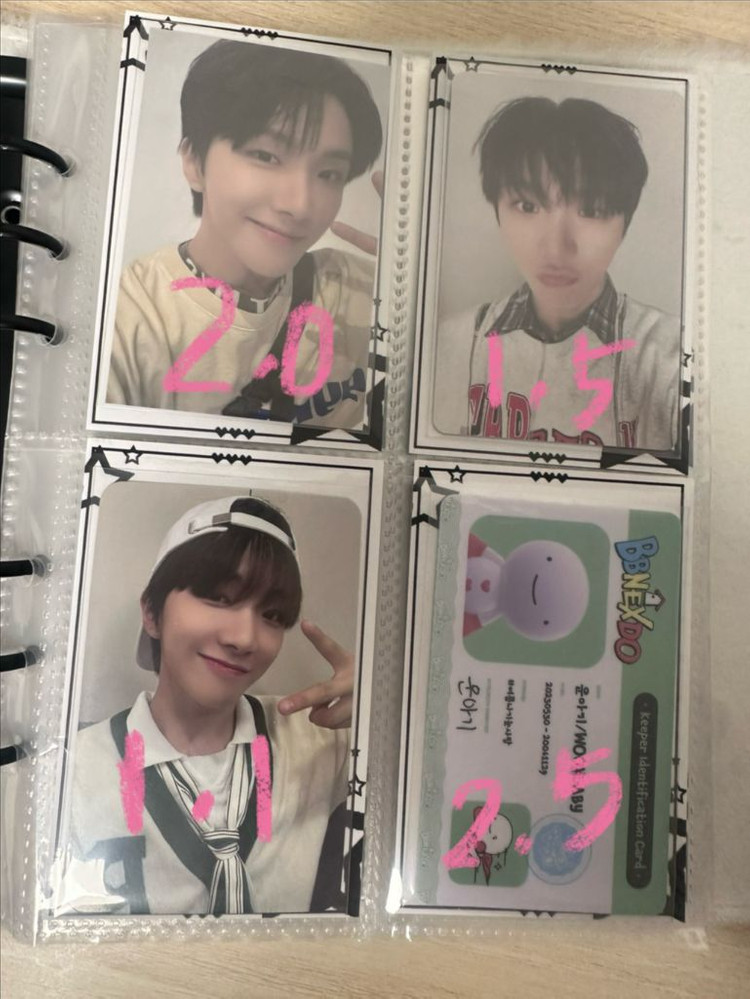 보이넥스트도어 운학 포카 양도 이미지