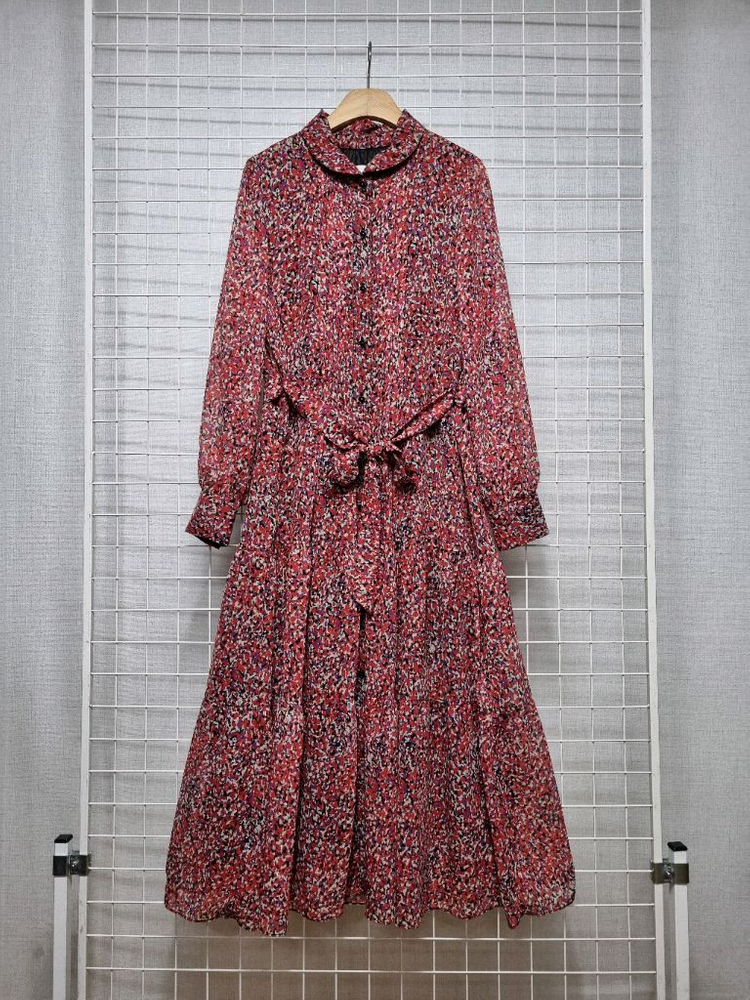 칼라거펠트 쉬폰 원피스 66 이미지