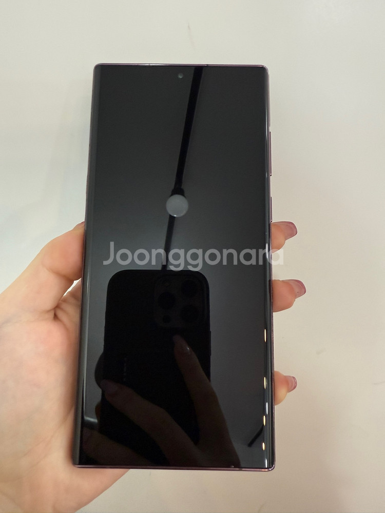 무잔상)갤럭시S22울트라 256GB 버건디/ Y960--2
