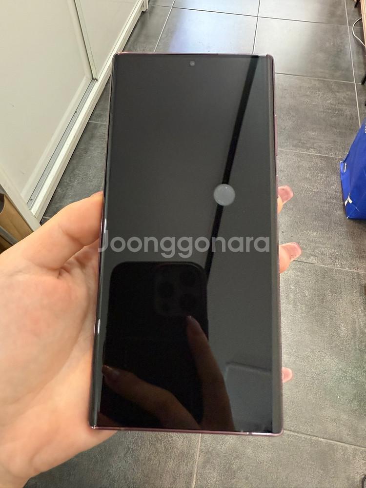무잔상)갤럭시S22울트라 256GB 버건디/ Y960--2