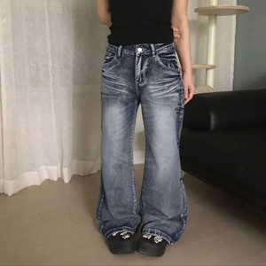 택포)새상품)로우라이즈 세미 부츠컷 팬츠
