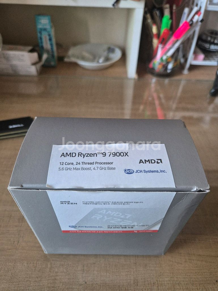 AMD 7900X CPU 제이씨현 정품 판매합니다.--4