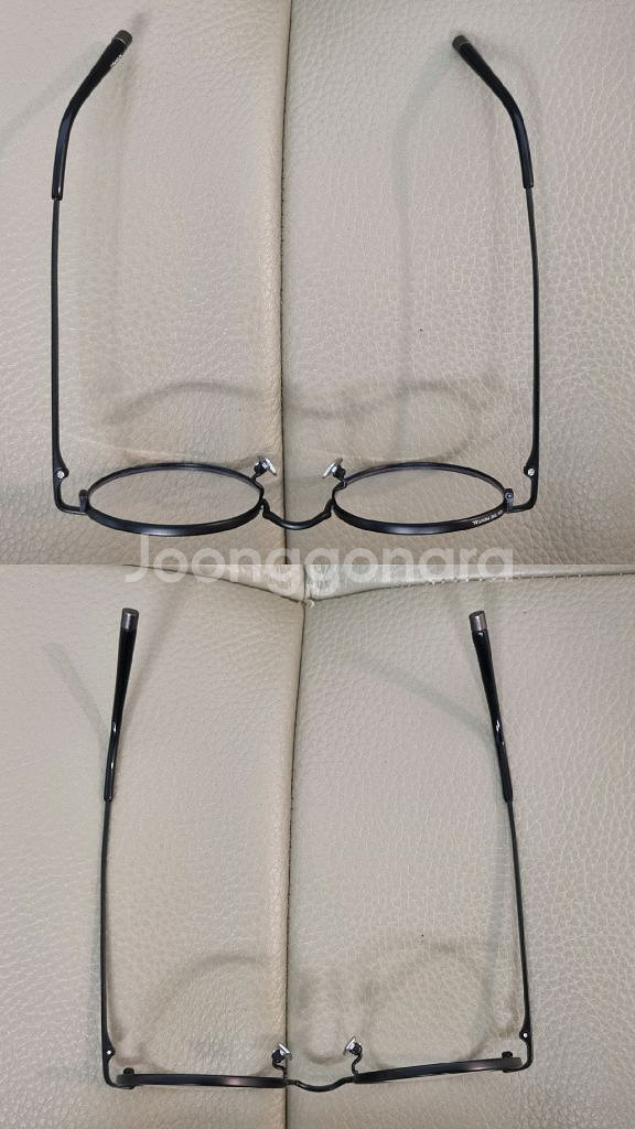 펀더멘탈 캐니 블랙 티타늄 소재 안경테--3