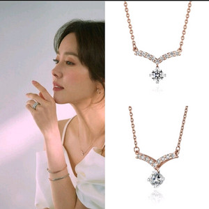 골든듀 18k 다이아 목걸이