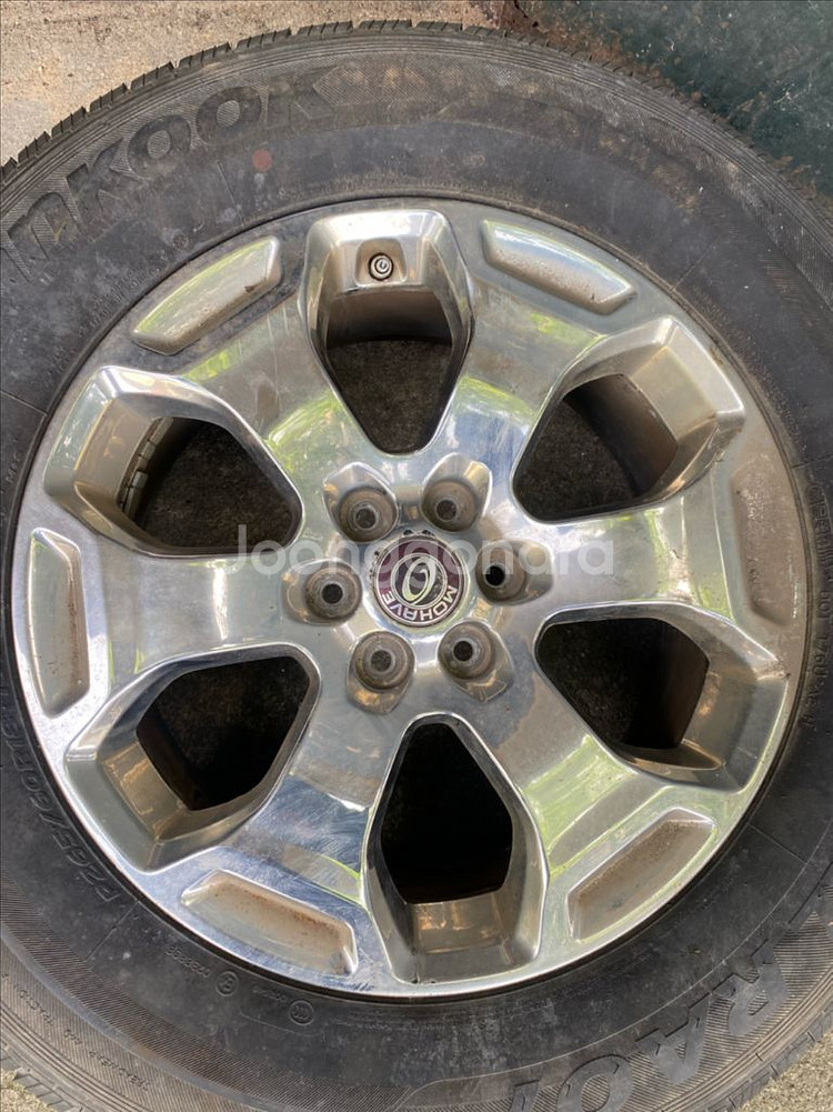 더뉴 모하비 크롬 18인치휠타이어 4개--0