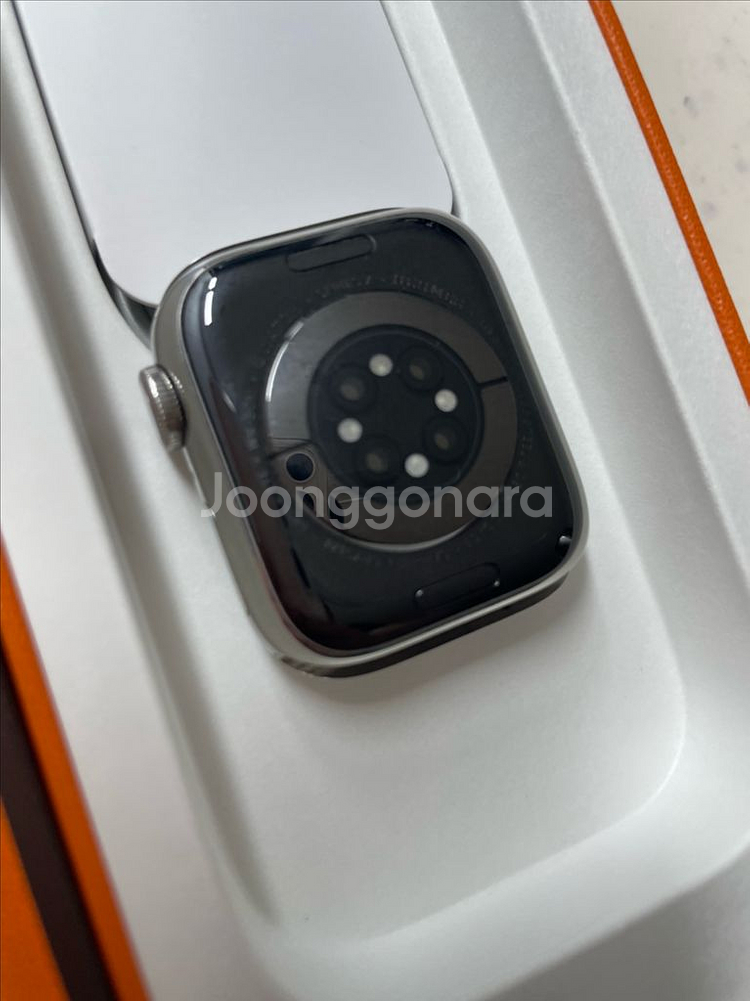 애플워치7에르메스 실버 41mm S급--2