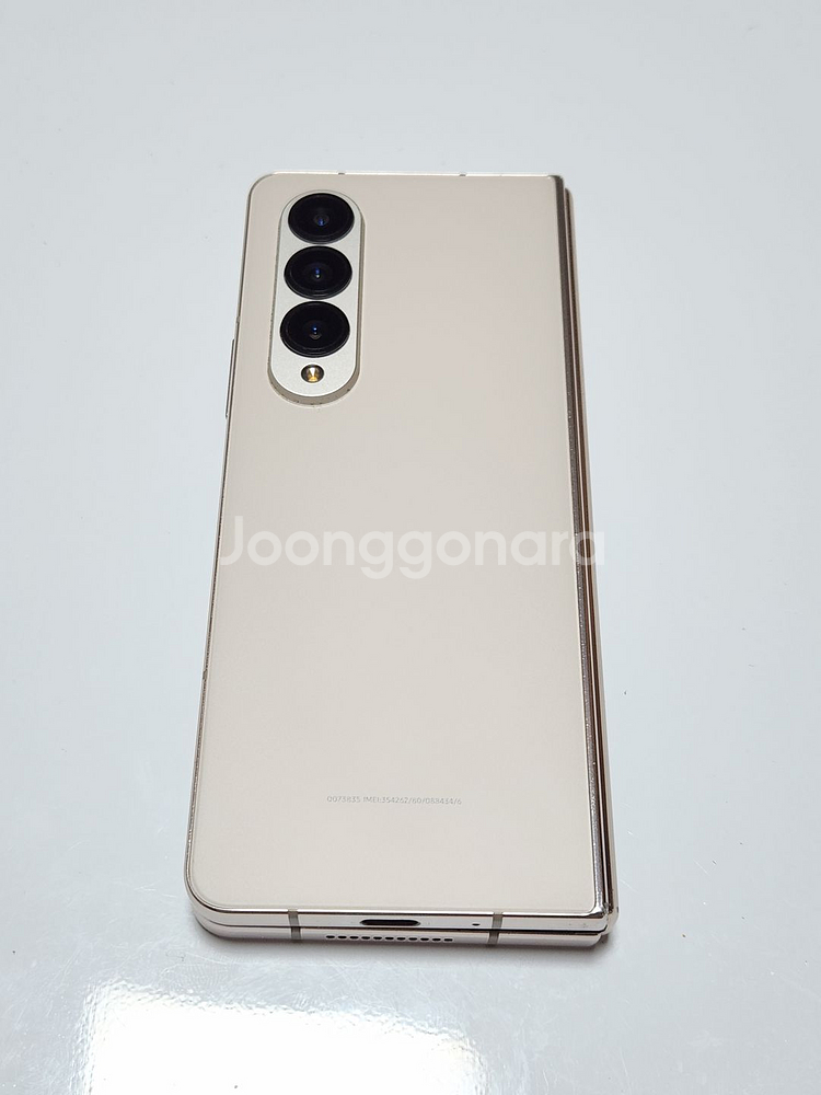갤럭시Z폴드4 512G 무잔상 골드 52693--4