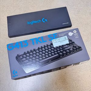 로지텍 G413 TKL SE 정품 키보드+더스트루프