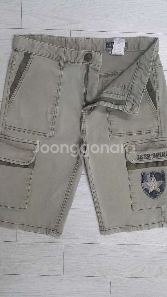 JEEP(정품) 카고 청반바지(사방스판) 30~31인치--1