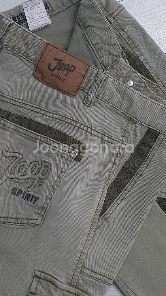 JEEP(정품) 카고 청반바지(사방스판) 30~31인치--2