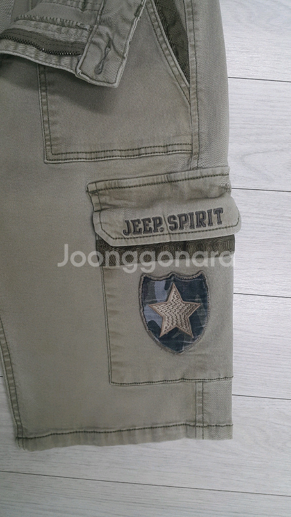 JEEP(정품) 카고 청반바지(사방스판) 30~31인치--5