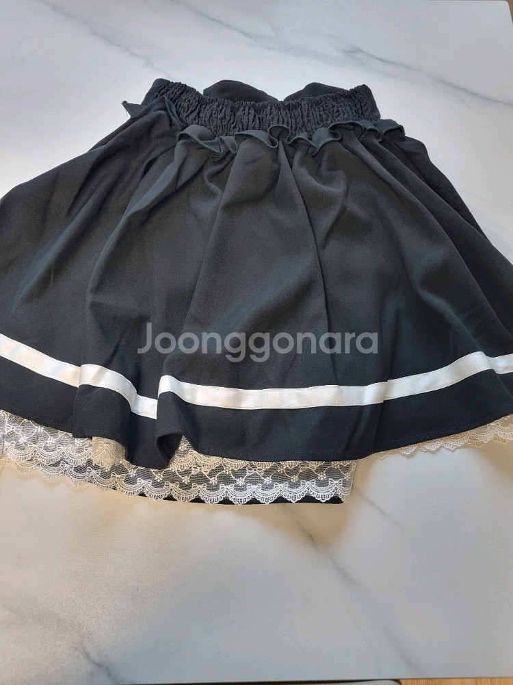 고스 / 지뢰계 / 멘헤라 : 아카네 레이스업 스커트--3