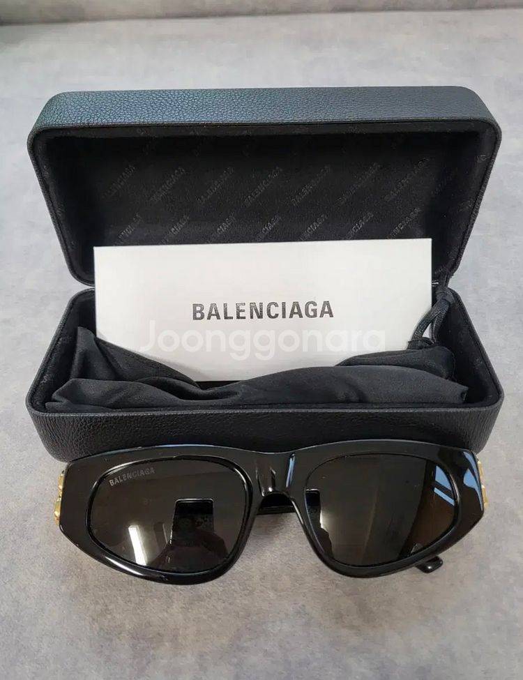 발렌시아가 Balenciaga 다이내스티 선글라스 블랙--1