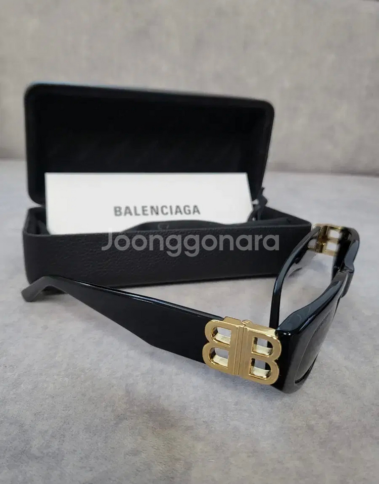 발렌시아가 Balenciaga 다이내스티 선글라스 블랙--2