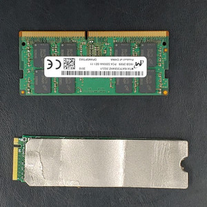 노트북용 ssd512 램 16g(일괄판매)