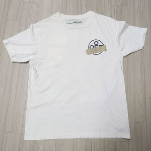 오프화이트 테이프 테이핑 애로우 반팔(XL) 화이트