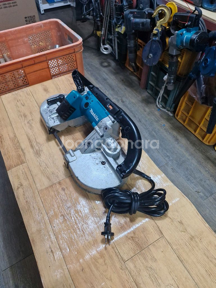 [정품]마끼다밴드쏘2107F 휴대용밴드쏘 재팬 속도조절--4