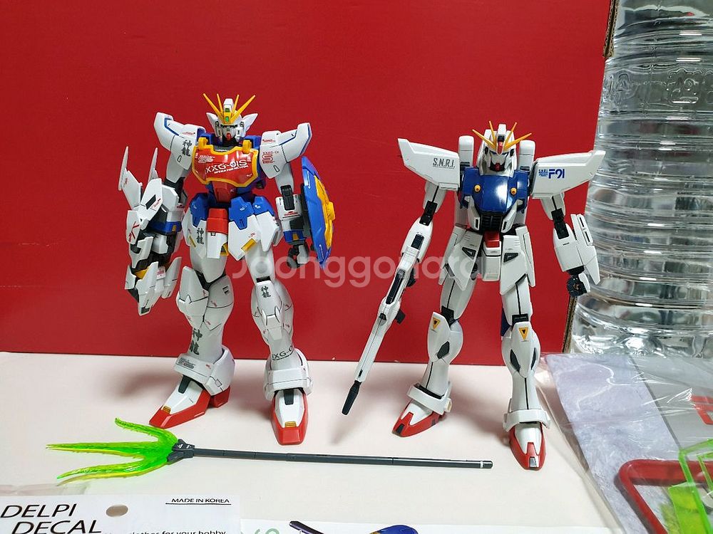 MG 셴롱 F91 건담 가조립 조립품 2종 일괄 쉔롱--1