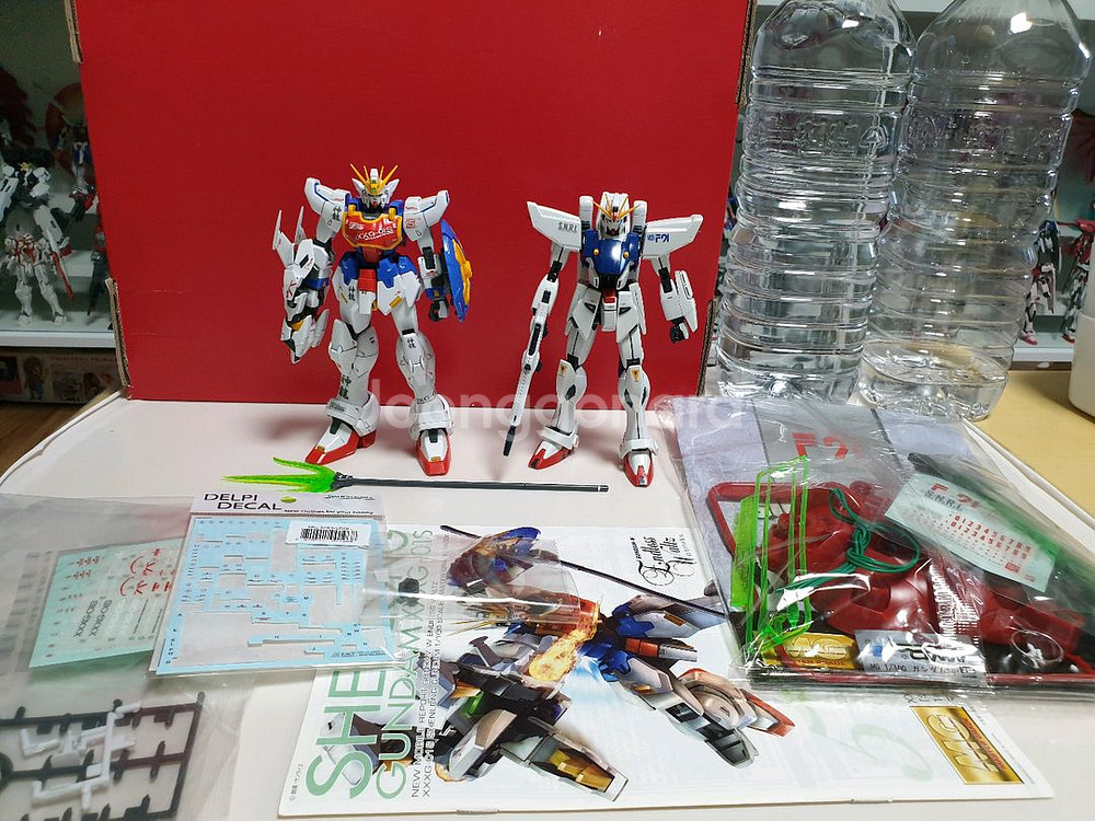 MG 셴롱 F91 건담 가조립 조립품 2종 일괄 쉔롱--0
