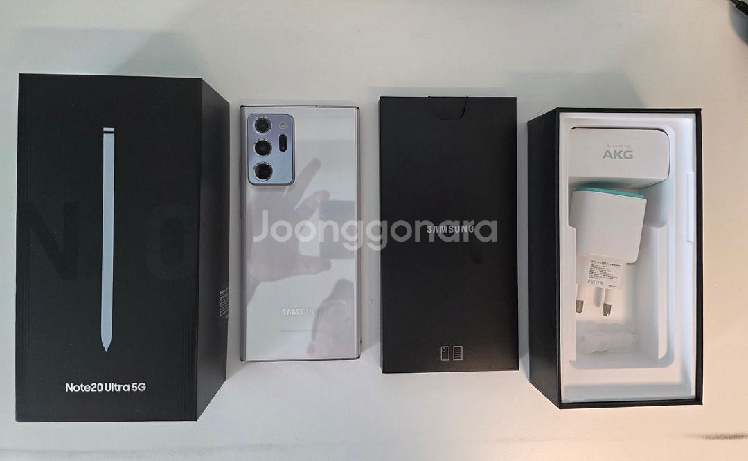 갤럭시노트20 울트라 화이트 256GB 기스 없는 S급--7