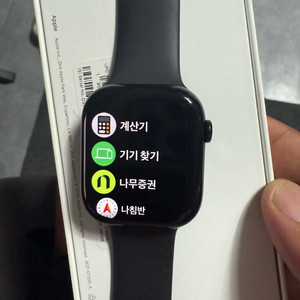 애플워치 10 블랙 46 지피에스