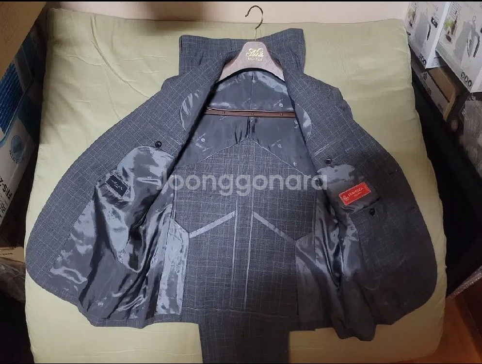 Sartoria 체크 정장--1