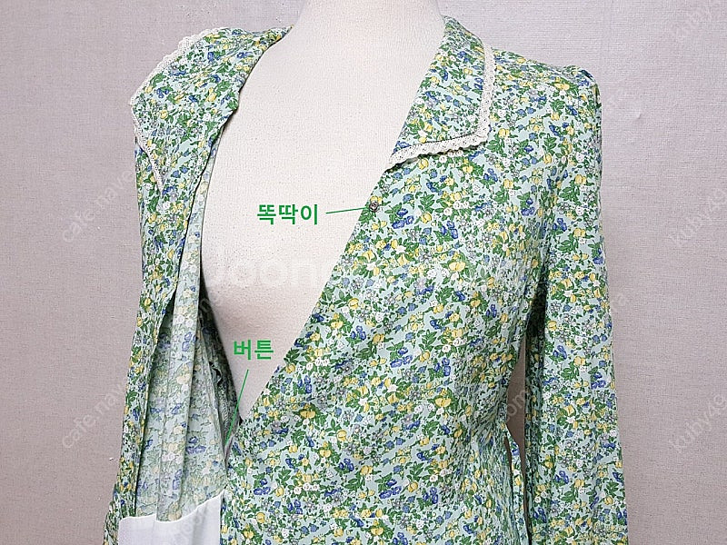 1착)에잇세컨즈 하절기 얇은 레이온 랩원피스 55-66--1