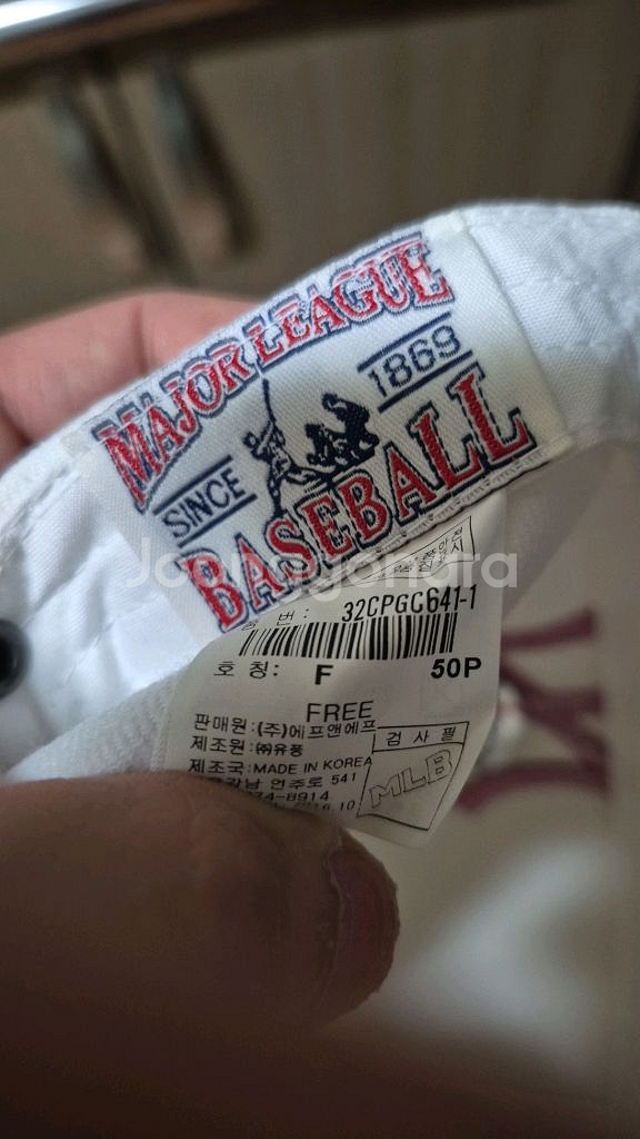 MLB앙키스 모자 여자미착용 가격표o반값네고 은박질있음--3