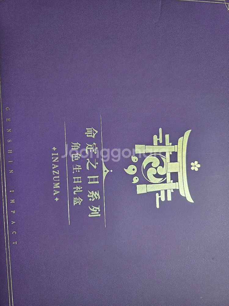 원신 라이덴 생일 선물 세트--1