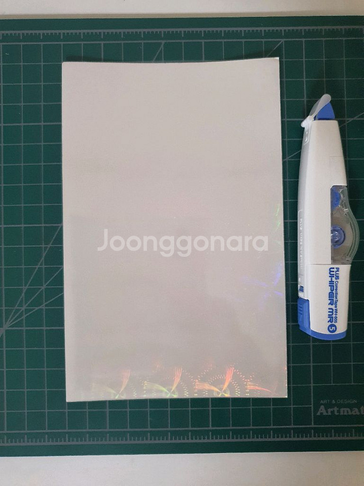 (처분) (5장)A6+ 홀로그램 시트지 2종 다꾸 폴꾸--1