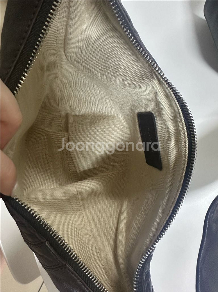 르메르 크루아상 소프트 나파 가죽백 스몰 다크초코릿--3