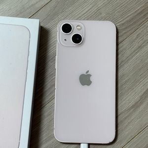아이폰 13 핑크 배터리효율 95 128기가 하자 두개