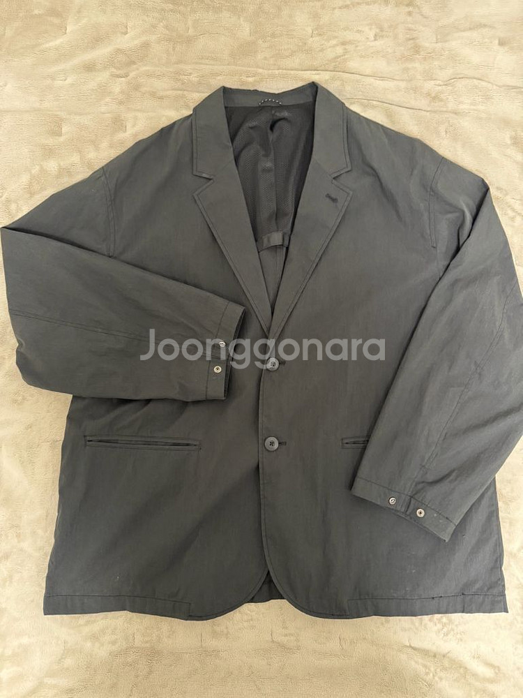 무신사 스탠다드 시티레저 CN 루즈 핏 블레이저--0