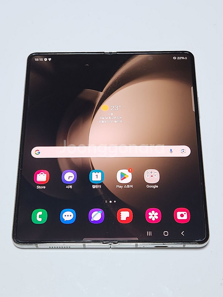 갤럭시Z폴드5 512G 무잔상 크림 53778--0