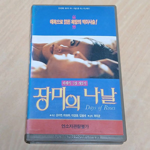 수위높은 에로틱스릴러 강수연 김병세 장미의 나날 비디오