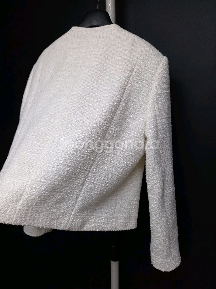 지컷 춘추동 트위드 숏 자켓 55--5