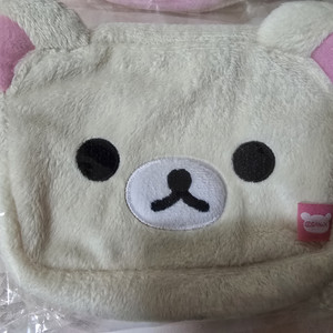 산엑스 리락쿠마 코리락쿠마 얼굴 파우치 봉제인형