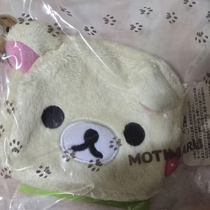 리락쿠마 코리락쿠마 얼굴 파우치 봉제인형