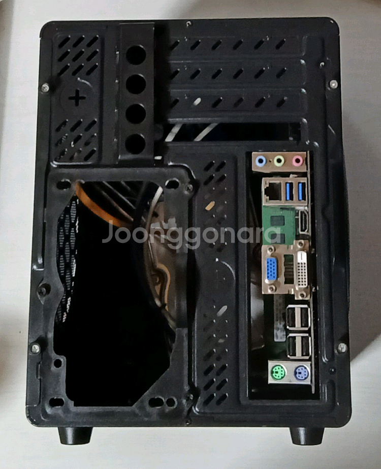 미니 소형 데스크탑 PC 파워만 빠진것 팝니다--5