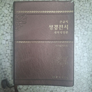대한성서공회 큰글자 컬러일러스트 개역개정