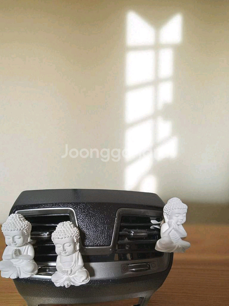복을 부르는 향기 불상 자석 차량 방향제 세트--2
