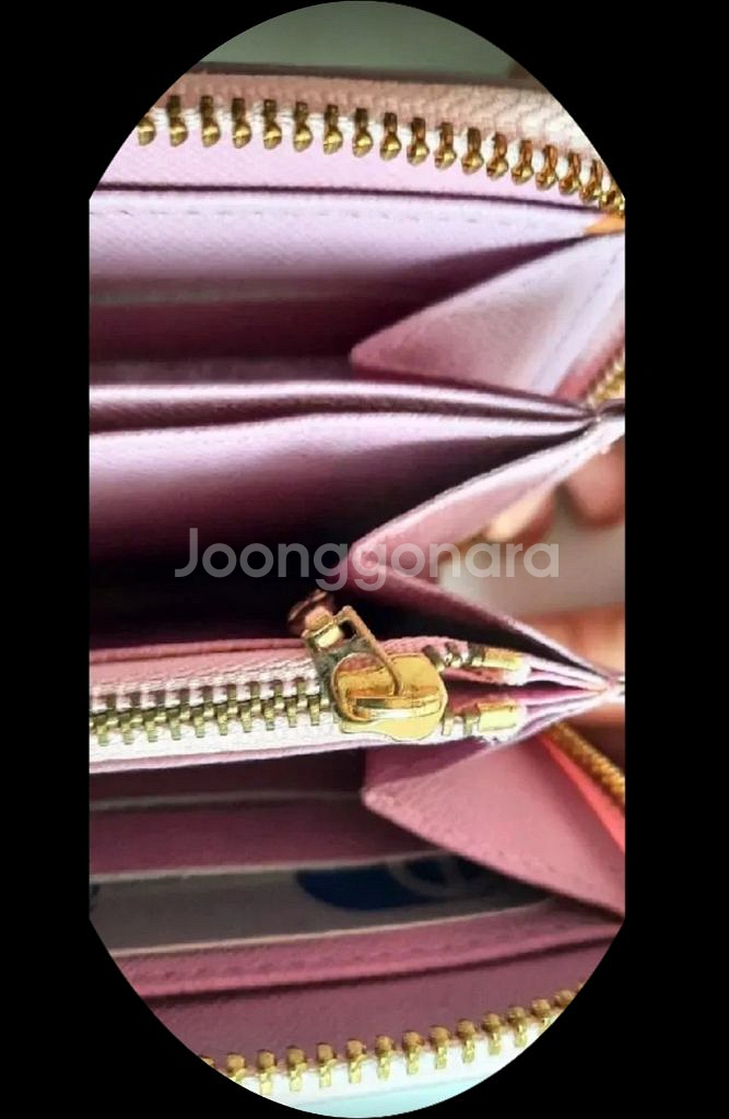 루이비통 모노그램 멀티컬러 지피지갑 정품--1