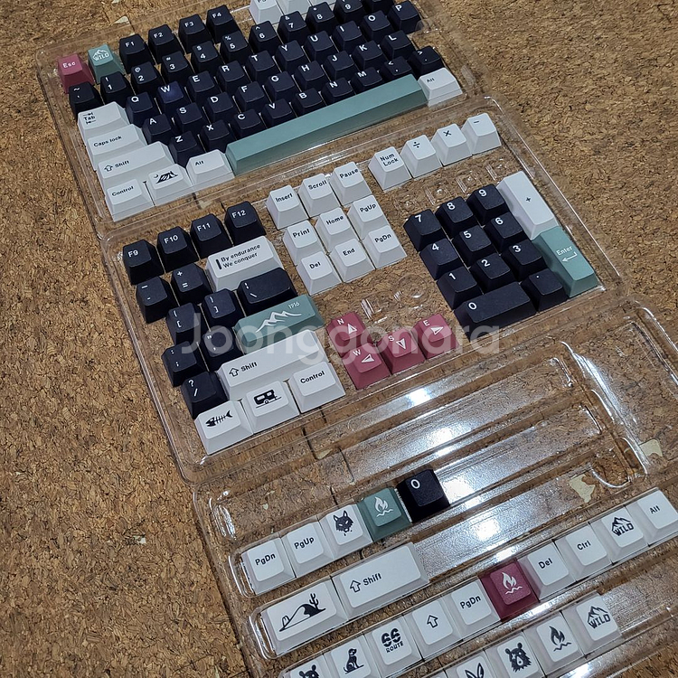 (반택포함)알리발 gmk 캠핑 키캡 셋트--0