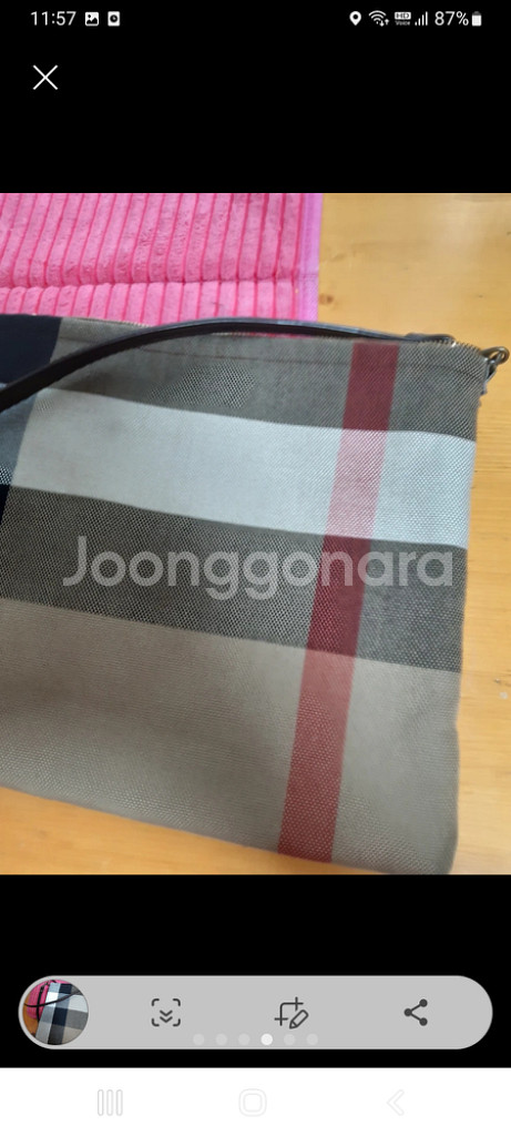 여성 가방 (천 크로스가방)--3